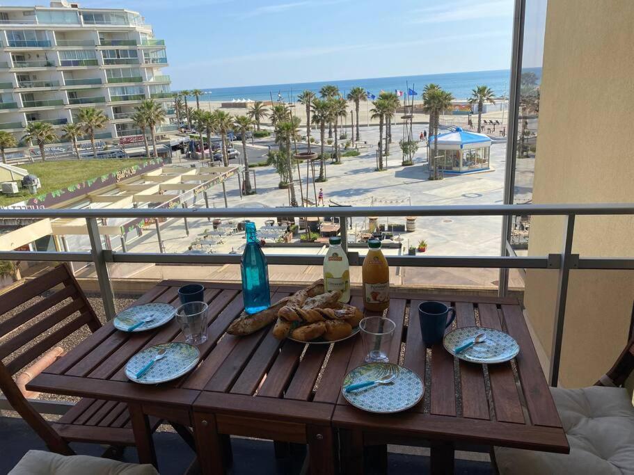 Appartement Face A La Mer Canet En Roussillon Eksteriør bilde