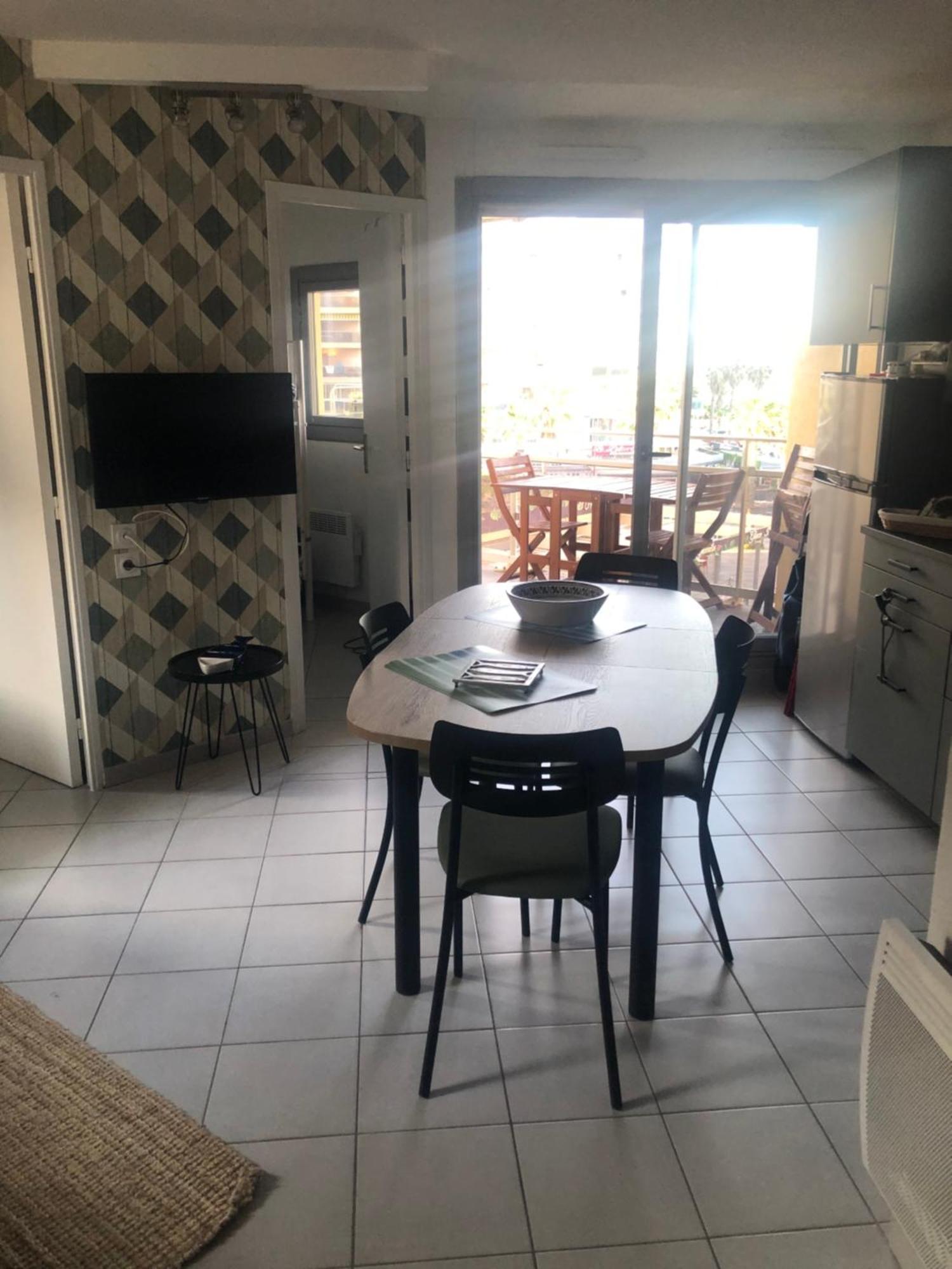 Appartement Face A La Mer Canet En Roussillon Eksteriør bilde